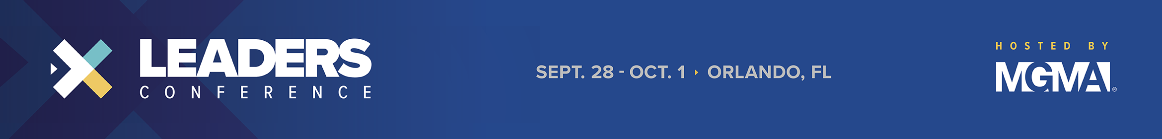 2025 MGMA Leaders Conference Main banner